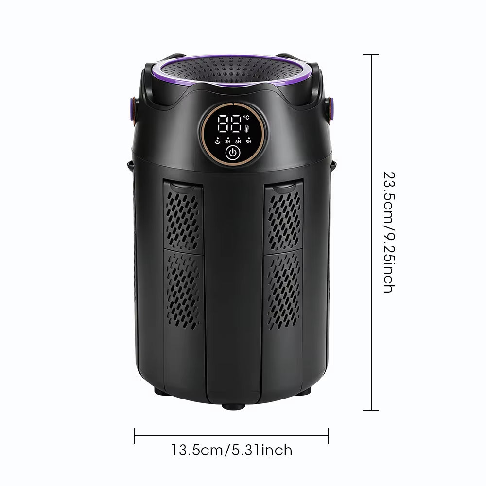 6-Arm Electric Shoe & Boot Dryer with UV Sterilization, Aroma Box & 3-Speed Timer (48°C)